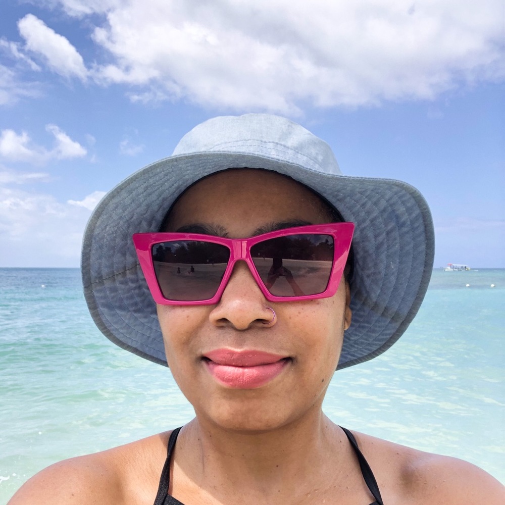 Square Cat Eye Sunglasses - image 1